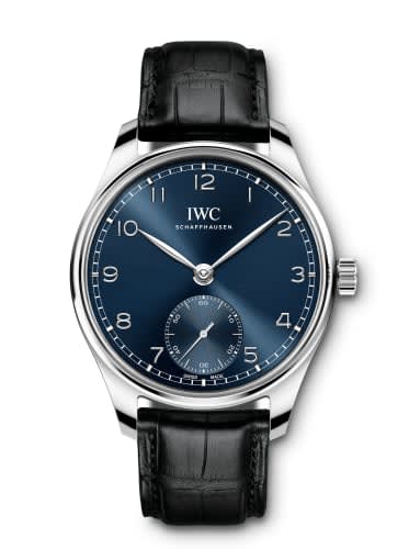 IWC Schaffhausen Portugieser Automatic 40 Stainless Steel / Blue / Alligator