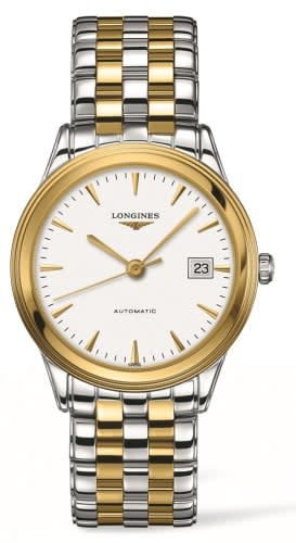 Longines Flagship 38.5 Two Tone / White