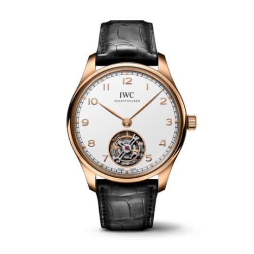 IWC Schaffhausen Portugieser Hand-Wound Tourbillon Armor Gold / Silver