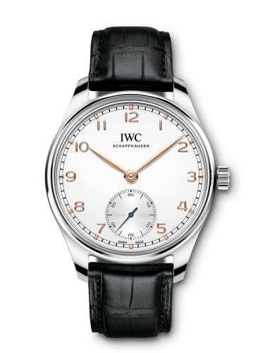 IWC Schaffhausen Portugieser Automatic 40 Stainless Steel / Silver / Alligator
