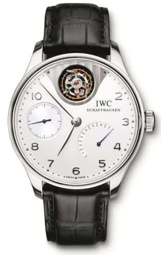 IWC Schaffhausen Portugieser Tourbillon Mystere Platinum / Silver
