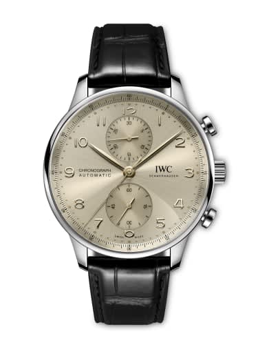 IWC Schaffhausen Portugieser Chronograph Stainless Steel / Dune