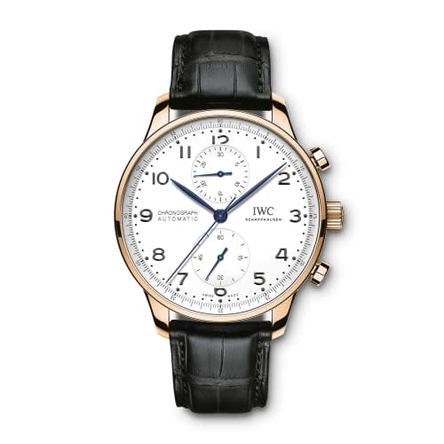 IWC Schaffhausen Portugieser Chronograph "150 Years" Red Gold / White