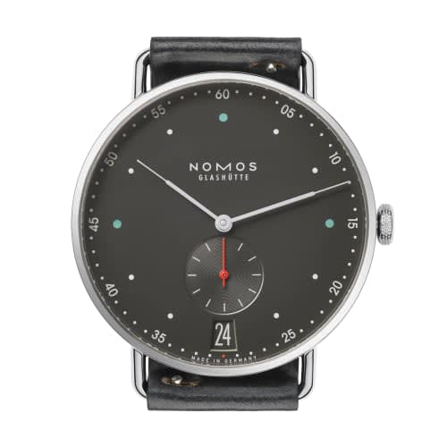 Nomos Glashütte Metro 38 Datum Urban Grey