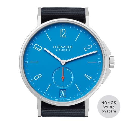 Nomos Glashütte Ahoi Datum Signal Blue