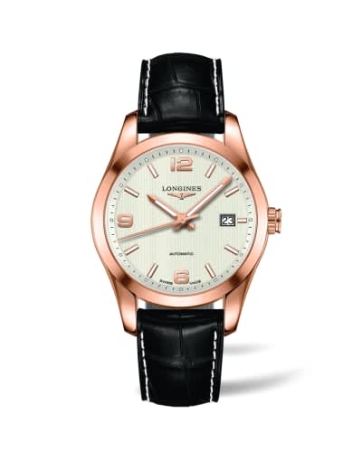 Longines Conquest Classic Automatic 40 Red Gold / Silver