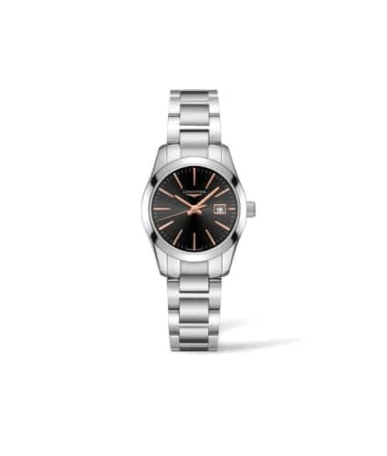 Longines Conquest Classic Quartz 29.5 Stainless Steel / Black
