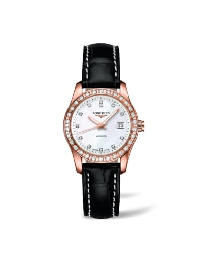 Longines Conquest Classic Automatic 29.5 Red Gold / Diamond / MOP
