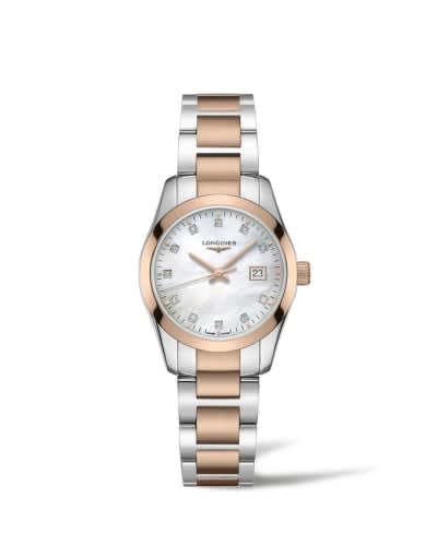 Longines Conquest Classic Quartz 29.5 Stainless Steel / Red Gold PVD / MOP