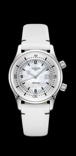 Longines Legend Diver 36 Stainless Steel / MOP / Strap
