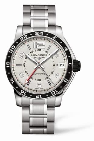 Longines Admiral GMT Ivory Bracelet