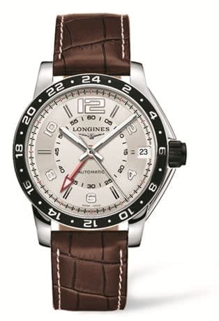 Longines Admiral GMT Ivory Brown