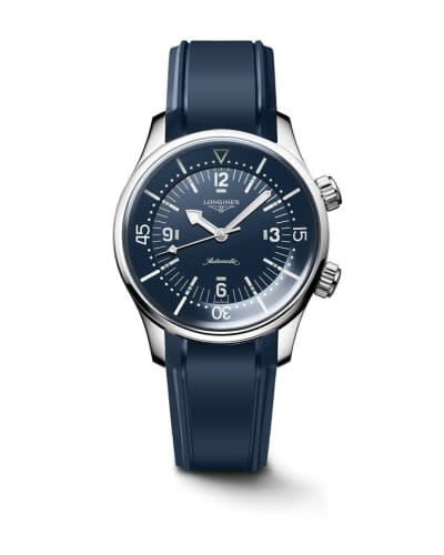 Longines Heritage Legend Diver 39 Stainless Steel / Blue / Rubber