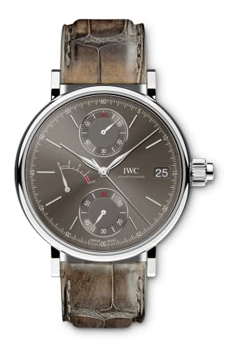 IWC Schaffhausen Portofino Hand-Wound Monopusher White Gold / Slate