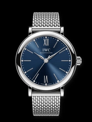 IWC Schaffhausen Portofino 34 Stainless Steel / Blue / Mesh