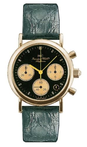 IWC Schaffhausen Portofino Lady Chronograph MecaQuartz Rose Gold / Black / Alligator