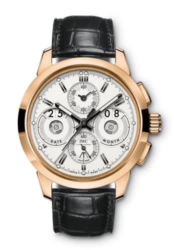 IWC Schaffhausen Ingenieur Perpetual Calendar Digital Date-Month Red Gold / Silver