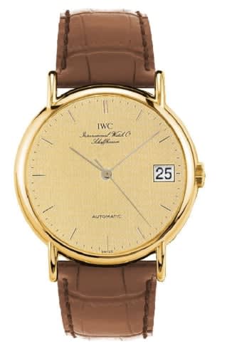 IWC Schaffhausen Portofino Automatic Yellow Gold / Champagne / Strap