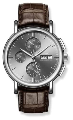 IWC Schaffhausen Portofino Chronograph White Gold / Ardoise