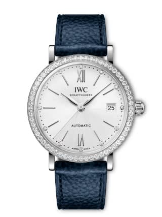 IWC Schaffhausen Portofino Automatic 37 Stainless Steel - Diamond / Silver
