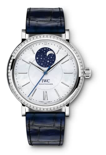 IWC Schaffhausen Portofino Automatic Moon Phase 37 Stainless Steel / Diamond / MOP