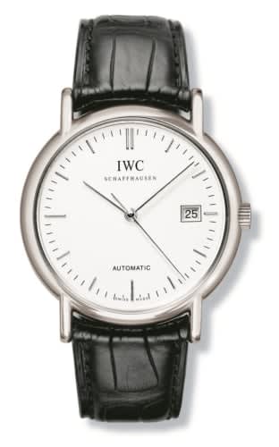 IWC Schaffhausen Portofino Automatic / Stainless Steel / White / Strap