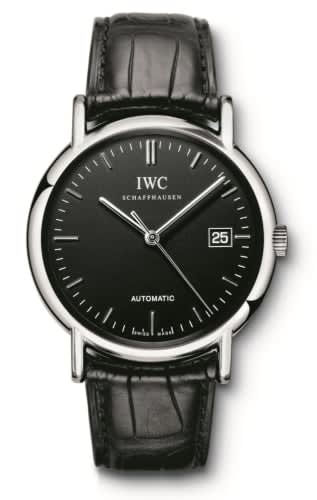 IWC Schaffhausen Portofino Automatic / Stainless Steel / Black / Strap