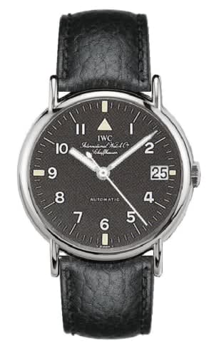 IWC Schaffhausen Portofino Automatic Stainless Steel / Black - Pilot / Strap