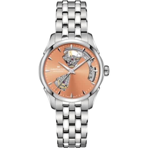Hamilton Jazzmaster Open Heart 36 Stainless Steel / Apricot / Bracelet