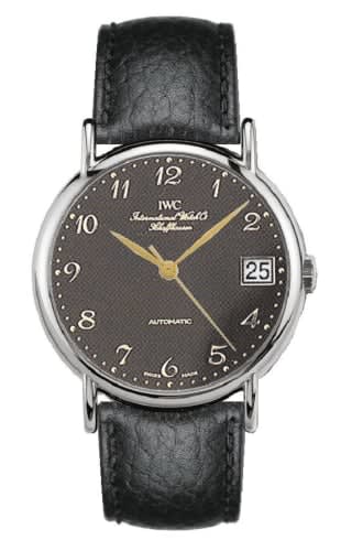 IWC Schaffhausen Portofino Automatic Stainless Steel / Black - Breguet / Strap
