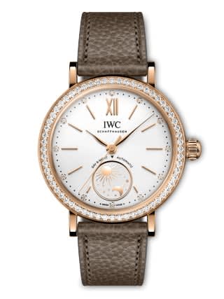 IWC Schaffhausen Portofino Day &amp; Night 34 Red Gold - Diamond / Silver