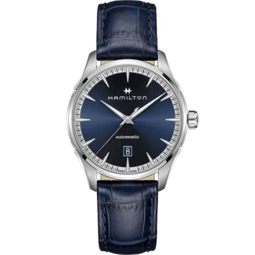 Hamilton Jazzmaster Auto 40 Stainless Steel / Blue