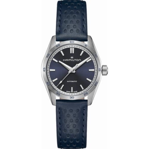 Hamilton Jazzmaster Performer Auto 34 Stainless Steel / Blue