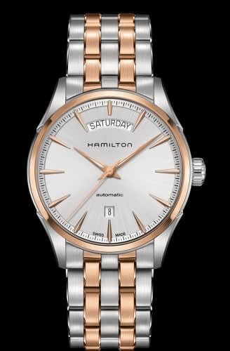 Hamilton Jazzmaster 42 Day Date Stainless Steel - Rose Gold / Silver / Bracelet