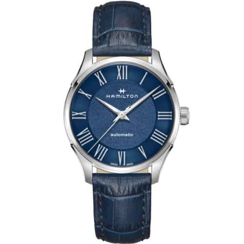 Hamilton Jazzmaster Auto 40 Stainless Steel / Blue