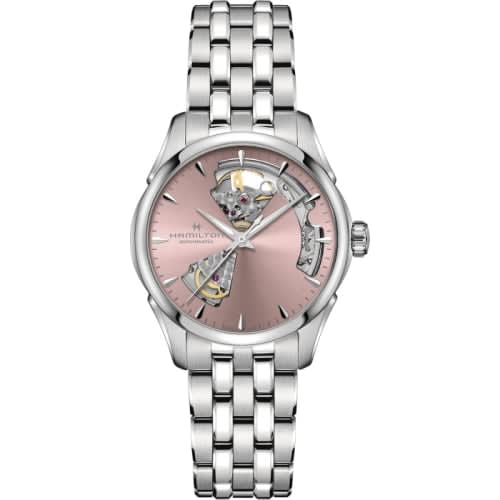Hamilton Jazzmaster Open Heart 36 Stainless Steel / Pink / Bracelet