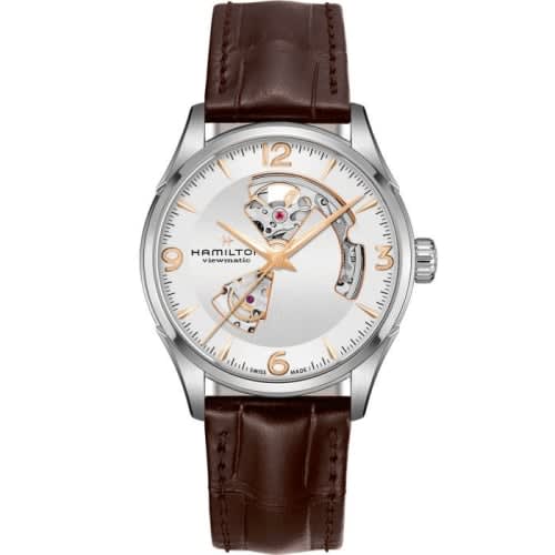 Hamilton Jazzmaster Open Heart 42 Stainless Steel / Silver