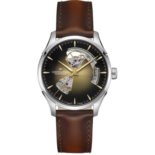 Hamilton Jazzmaster Open Heart 40 Stainless Steel / Champagne Gradient