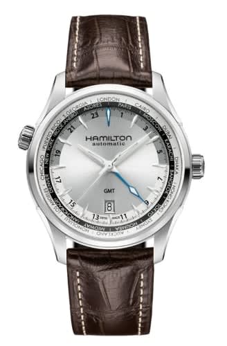 Hamilton Jazzmaster GMT 42mm Silver Dial