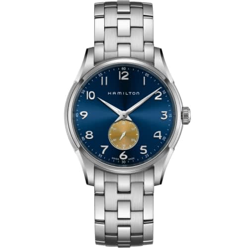 Hamilton Jazzmaster Thinline Small Second Quartz Stainless Steel / Blue / Bracelet