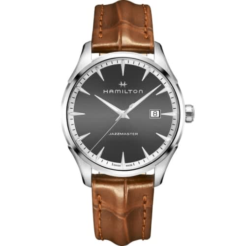 Hamilton Jazzmaster Quartz 40 Stainless Steel / Grey