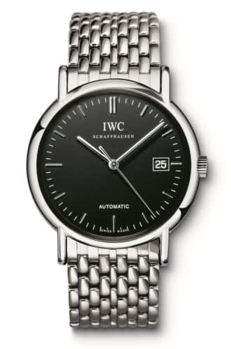 IWC Schaffhausen Portofino Automatic / Stainless Steel / Black / Strap