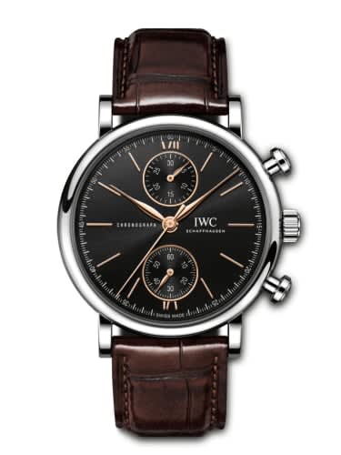 IWC Schaffhausen Portofino Chronograph 39 Stainless Steel / Black