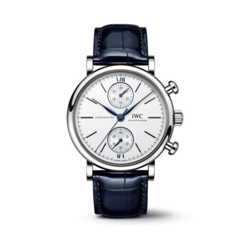 IWC Schaffhausen Portofino Chronograph 39 Stainless Steel / Silver - Blue