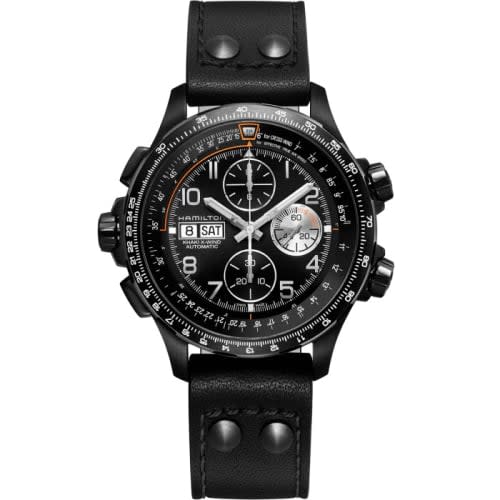 Hamilton Khaki Aviation X-Wind Auto Chrono PVD / Black