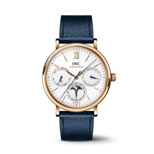 IWC Schaffhausen Portofino Perpetual Calendar Rose Gold / Silver