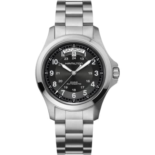 Hamilton Khaki Field King Auto 40 Stainless Steel / Black / Bracelet