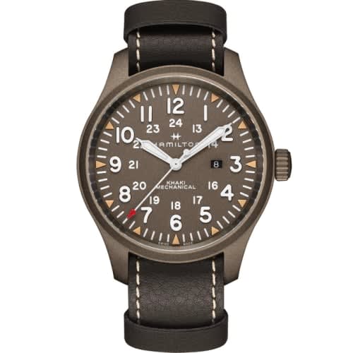 Hamilton Khaki Field Mechanical 50 PVD / Brown