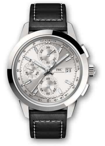 IWC Schaffhausen Ingenieur Chronograph Custom Stainless Steel / Silver-Rhodium / Calf