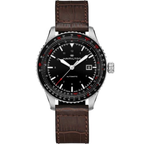 Hamilton Khaki Aviation Converter Auto Stainless Steel / Black